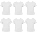 PACK OF 6 MENS WHITE CREW NECK T-SHIRT 100% COTTON ADULT FASHION SUMMER S-XXL
