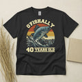 OFishally 40 Years Old Birthday T Shirt Custom Year Gift Gildan Heavy Cotton