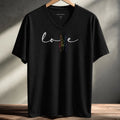 HOT Rainbow Love Hand Line Art Pride T-Shirt LGBTQ Equality Gift Tee S-5XL