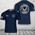 Custom Name US Air Force Retired 3D T-Shirt