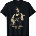Abraham Lincoln Playing Guitar 4th Of July 250th Anniversary T-Shirt, All Sizes