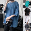 For Daily Wear Men's Oversized Tee 96%Polyester+4%Spandex Breathable Fabric