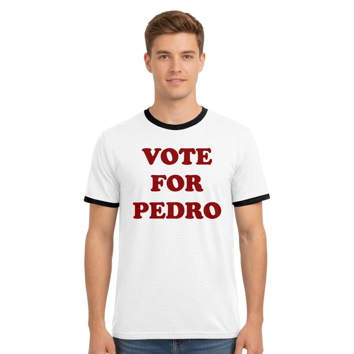 Men's Vote For Pedro T-shirt | Funny Pedro Campaign Slogan Comedy Tee