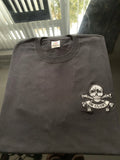 Death or Glory badge embroidered onto a black t-shirt m-3xl new and unworn
