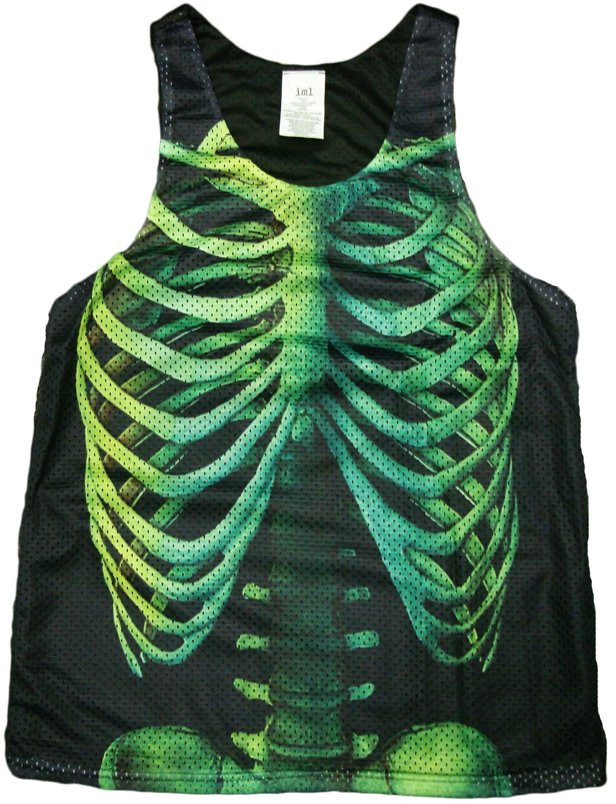 Skeleton Print Tank Top - Cool Halloween Gift, Funny Humor, Summer Wear
