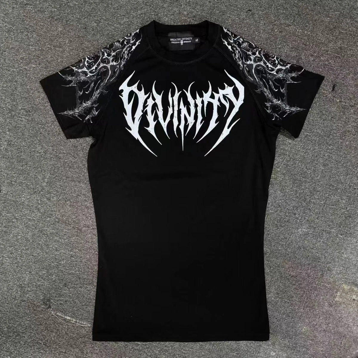 Breathedivinity High Bounce tight training fitness T-shirt