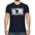 Burkina Faso Grunge Flagge Herren T-Shirt Burkinabè Fußball Burkinischer