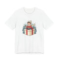 cozy kid in oversized winter coat T-Shirt | whimsical winter illustration