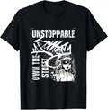 Streetwear Graphic Dark Skull Urban Aesthetic, Mens Fashion T-Shirt