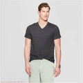 Men's V-Neck T-Shirt Goodfellow & Co Gray S *SEE DEAL!!!*