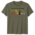 Lets Root For Each Other Vegetables Food Mens T-Shirt Womens Tee Graphic