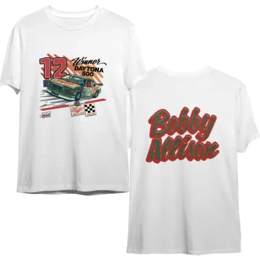 Bobby Allison Daytona 500 Winner T-Shirt M 80's Shirt Double Sided