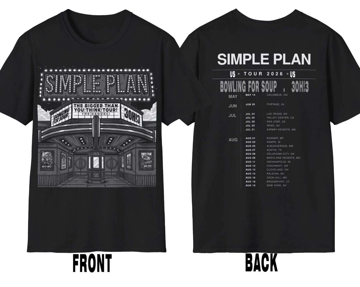 Simple Plan Tour 2026 North America T-Shirt