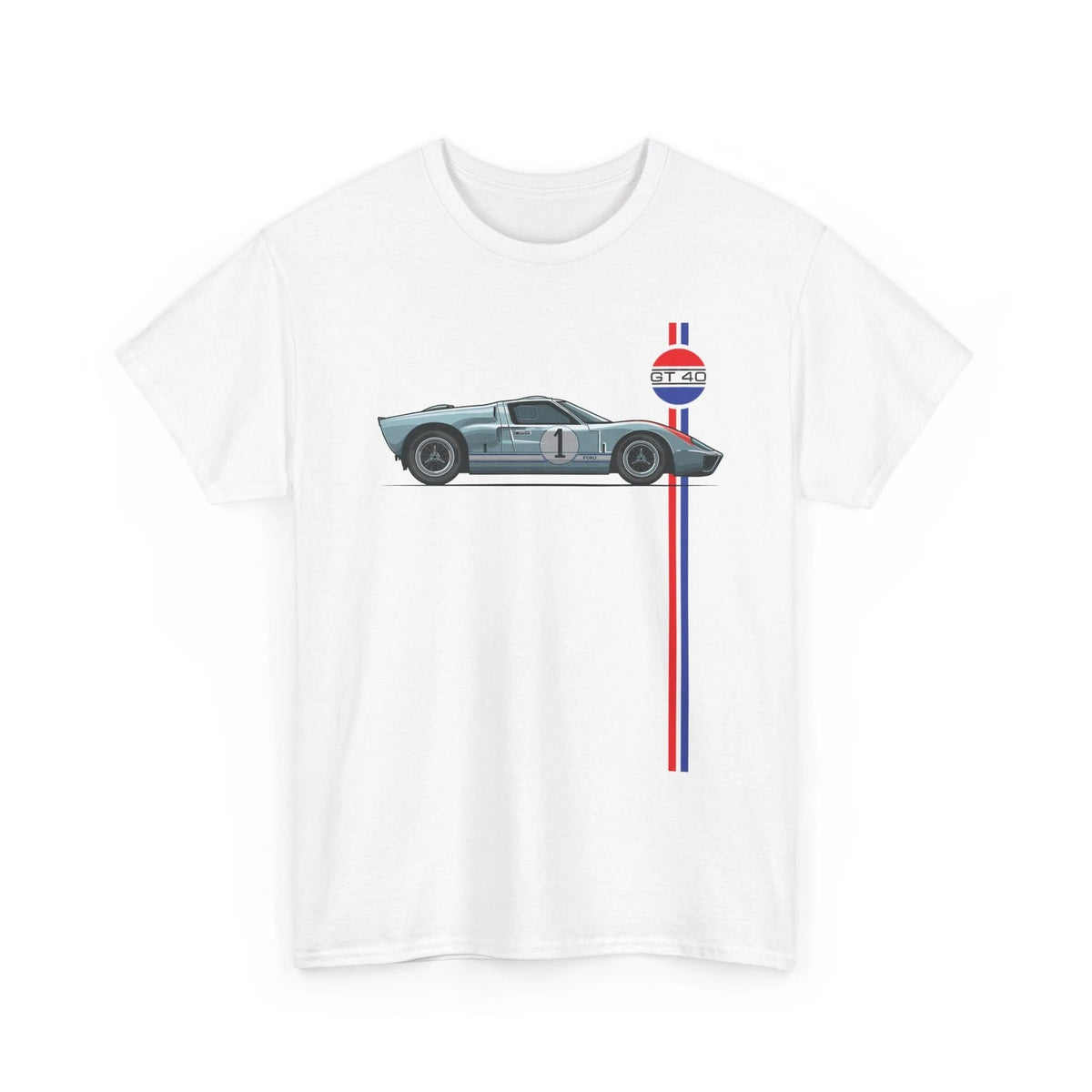 GT 40 Gulf Racing Tee - Various Colors