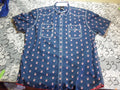 Large Rock On  Button Down Patriotic USA Shirt