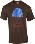 Hipster Outline Trendy Beard T-Shirt