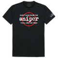 Don't Run From the Sniper Tactical Military Graphic Black Men's T-Shirt
