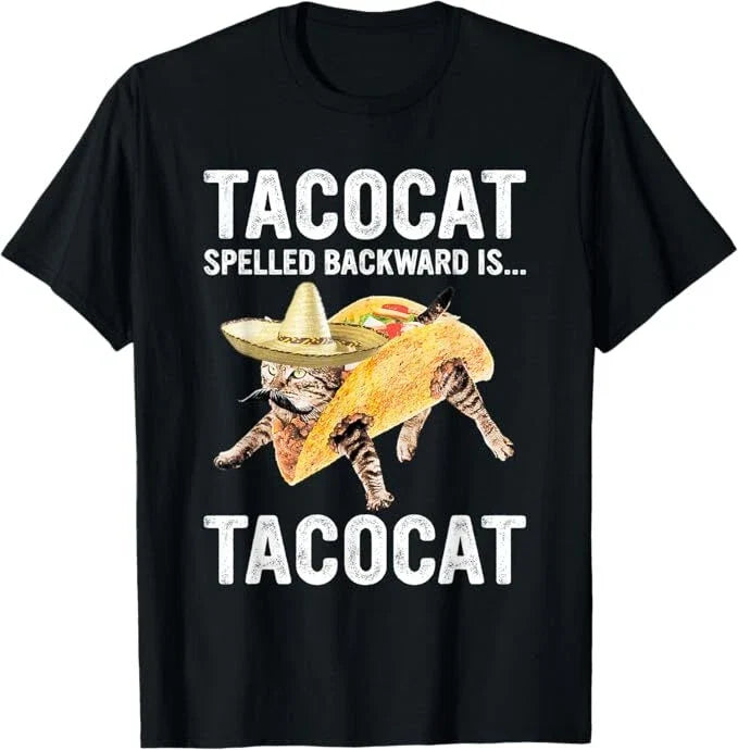 Tacocat Spelled Backward Is... Tacocat For Tacos&Cat Lovers T-Shirt