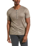 John Varvatos Bleecker Regular Fit Linen Henley Men's