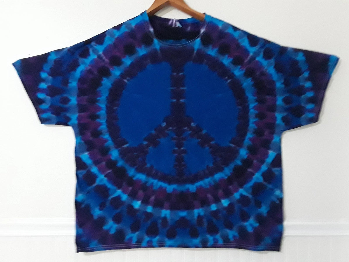 New Tie Dye 4XL Gildan 100% Ultra Cotton Short Sleeve T-shirt Multi-color