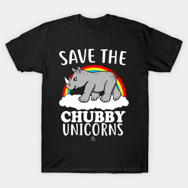Save The Chubby Unicorns T Shirt Lgbtq Gay Funny Girls Pride Birthday Novelty