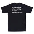 To Person Behind Me You Look Great Today Funny Quotes (on back) Retro T-Shirt