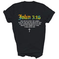 John 3 16 Bible Verse Scripture Christian Unisex Shirt Gift T-Shirt