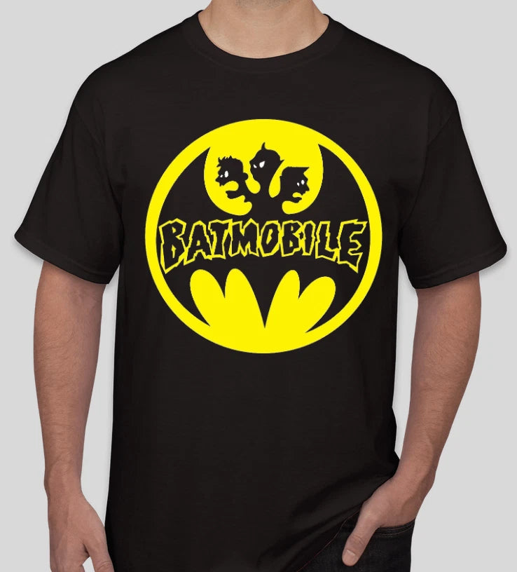 Batmobile T shirt Tee Rock Band Music Punk Medal CBGB Psychobilly