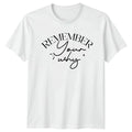 Remember Your Why T-Shirt Inspirational Motivational Gift For Him And Her