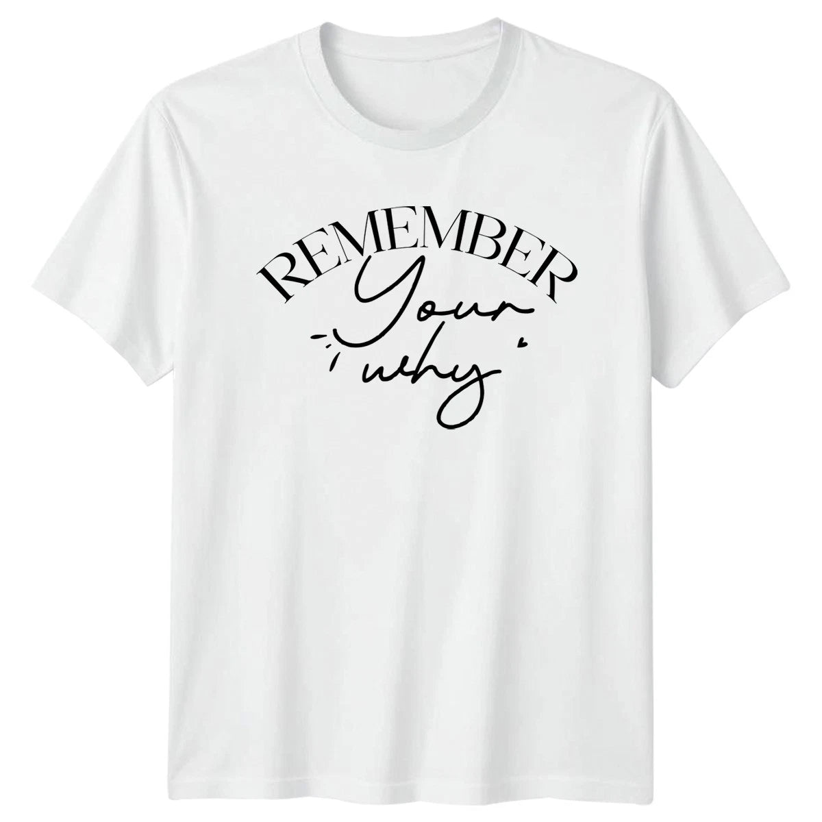 Remember Your Why T-Shirt Inspirational Motivational Gift For Him And Her