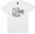 Personalised Carp Fishing T Shirt Name Angler Gift Custom Tee