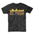 Men's El Paso Shirt - Retro Vintage Style El Paso Texas Skyline T-Shirt