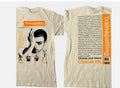 Vtg Trainspotting horror movie short sleeve sand color 2 side shirt