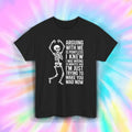 Arguing Skeleton Shirt | Funny Sarcastic Humor I Knew I Was Wrong Quote Tee S–5X
