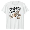 Fist Bump Best Dad Ever Personalised Mens Funny Fathers Day T-Shirt Tee Papa #FD