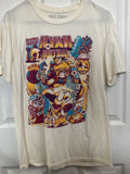 Hot Topic NYANDERTHAL Kawaii Graphic Tee Men’s Size M Cream T W/Graphic