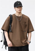 Men's Short Sleeve T-Shirt Classic Casual Baggy Round Neck Shirts