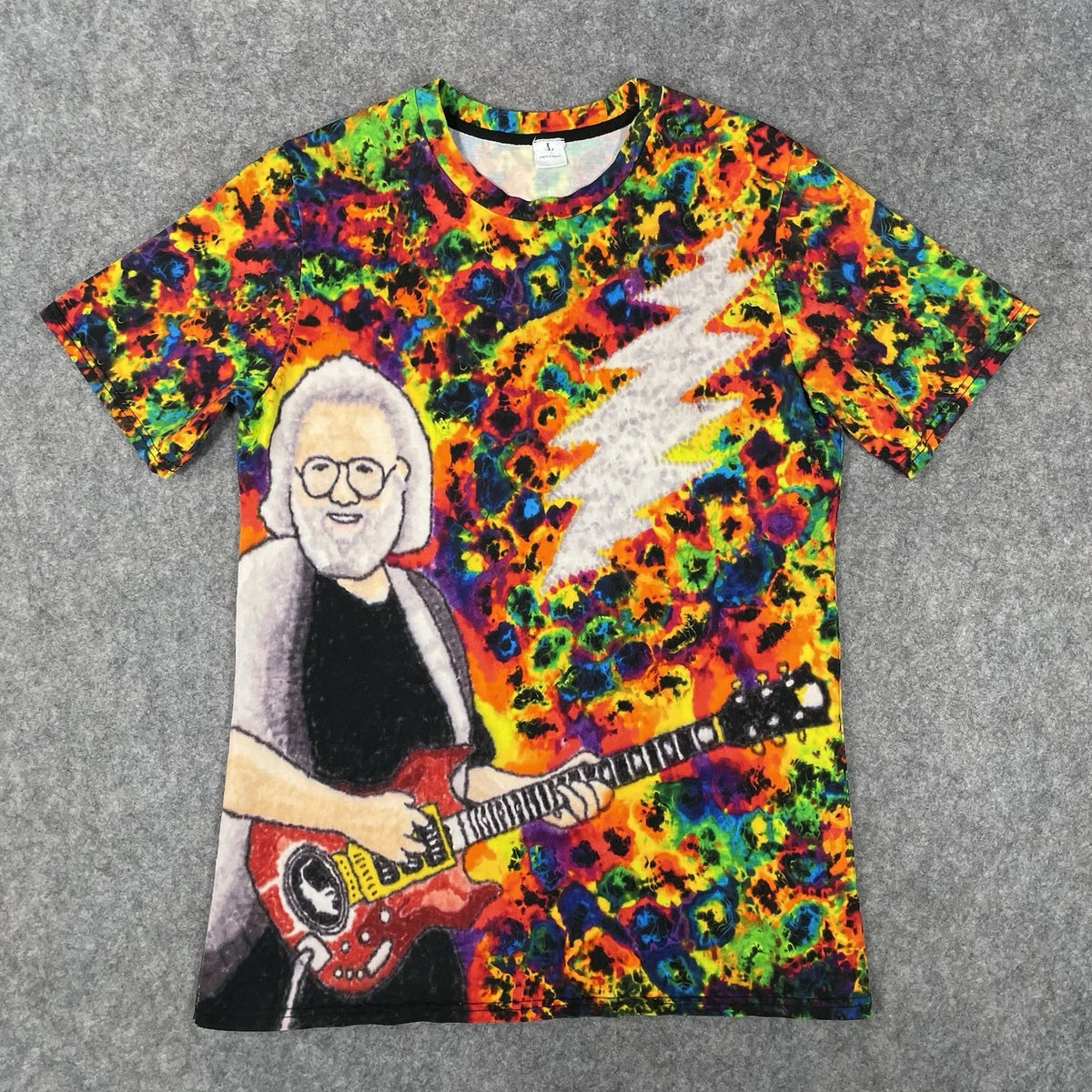 Austin Mackereth Tie Dye Grateful Dead Jerry Garcia 9/20 T-Shirt Mens Fits Sz M