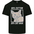 Part Cotton Part Cat Hair Funny Mens Cotton T-Shirt Tee Top