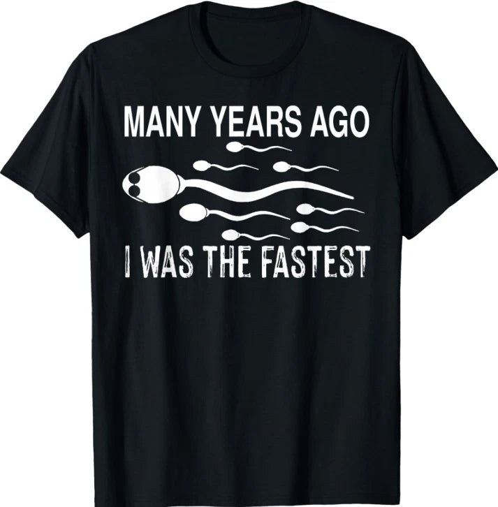 Many Years Ago I Was The Fastest Funny Meme Unisex T-Shirt