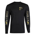 Camo Powerstroke T-Shirt Unisex Black Color Front S - 2XL Long Sleeve