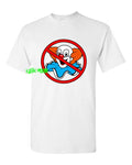 NO BOZOS T SHIRT vintage retro style decal image hot rod muscle car rock n roll