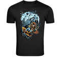 Vintage Deep Sea Diver Surfing Wave T-Shirt - Retro Ocean Surf