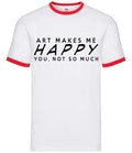 Art Makes Moi Happy - Men Contrast - Artist Painter Designer Creative Craft