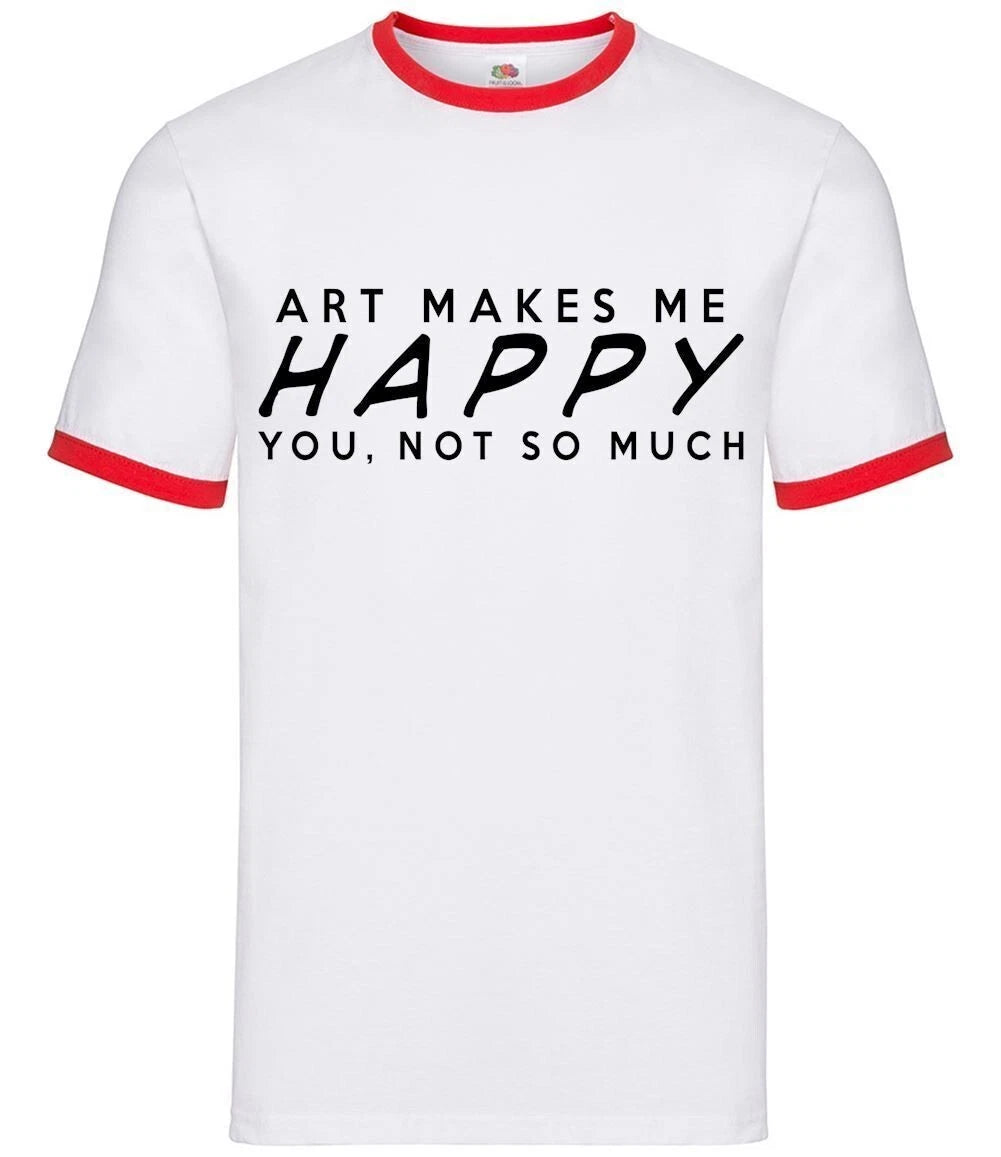 Art Makes Moi Happy - Men Contrast - Artist Painter Designer Creative Craft