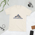 Discipline Creates Freedom Mountain Minimalist Motivational Unisex T-Shirt