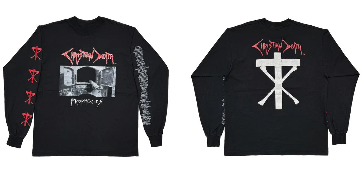 CHRISTIAN DEATH PROPHECIES LONGSLEEVE SHIRT
