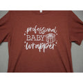 Bella+Canvas Rust Trendy Graphic Statement Casual TShirt Women Size Large
