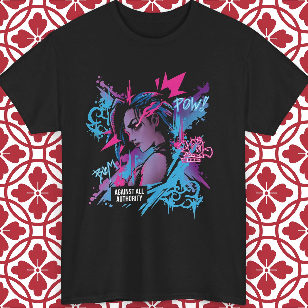 Jinx Arcane League of Legends T-Shirt Unisex All Sizes Gift Graphic Tee