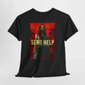 Send Help 2026 Retro Movie Poster Horror Unisex Graphic T-Shirt
